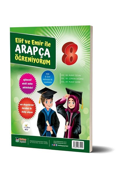 Mektep Yayınları I'm Learning Arabic with Elif and Emir, 8th Grade