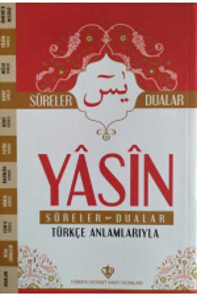 Türkiye Diyanet Vakfı Yayınları Yasin Sureler Ve Dualar Türkçe Anlamlarıyla 1...