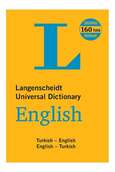 Altın Kitaplar Langenscheidt’s Universal Dictionary English - Turkish / Turki...