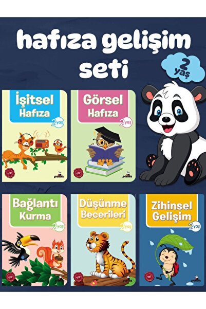 Beyaz Panda Yayınları مجموعة تنمية الذاكرة لعمر 2