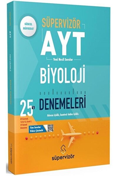 Süpervizör Yayınları Ayt Biyoloji 25’li Deneme Yni