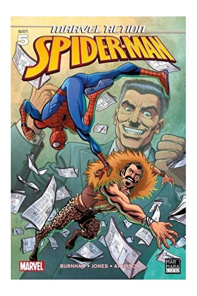 Marmara Çizgi Marvel Action Spiderman 5 Erik Burnham