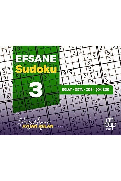 Ahbap Kitap Efsane Sudoku 3 / Kolektif / Ahbap Kitap / 9786257710473