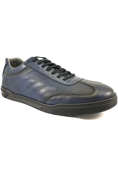 Çetintaş Large Size Men's Navy Blue Shoes