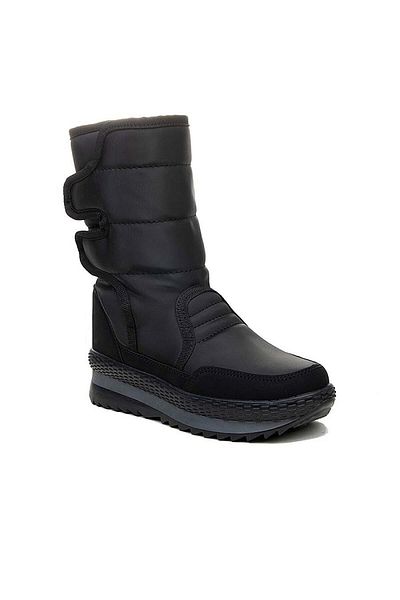 Sportlife Snow Boots Cold Resistant Black with Fur Inside