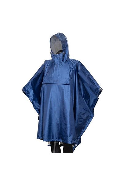 Sportlife Raintech 3000mm Ripstop Raincoat Poncho - Tarp Blue
