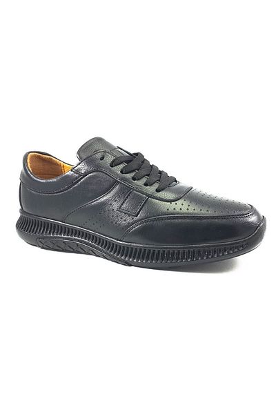 Sportlife Men's Genuine Leather Shoes Black