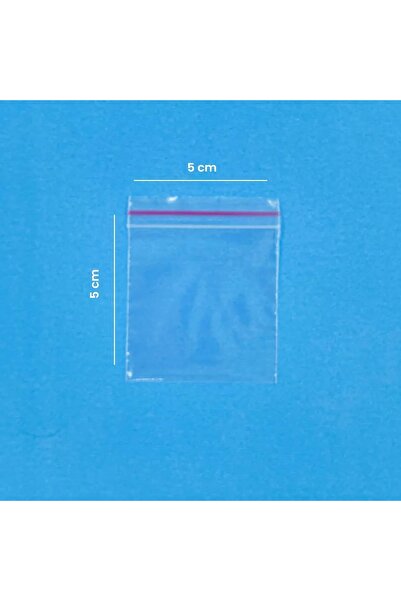 Yılca Kilitli Torba - Kilitli Poşet 5x5 Cm (100 Adet)