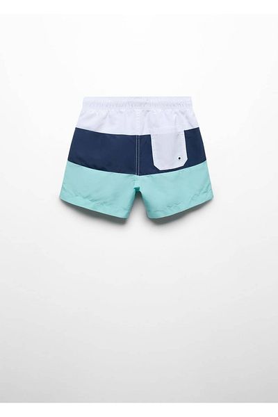 MANGO Kids Dreifarbiger Badeanzug