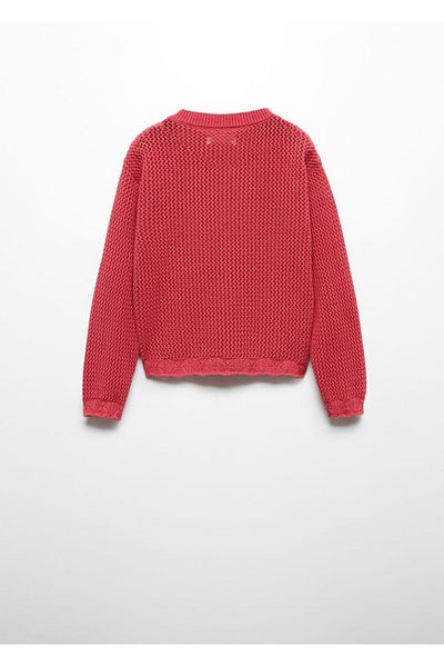 MANGO Kids Openwork Knitted Sweater