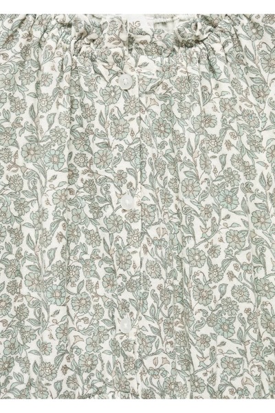 MANGO Kids Volanlı Desenli Elbise