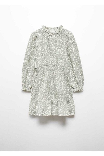 MANGO Kids Green Dress for Kids