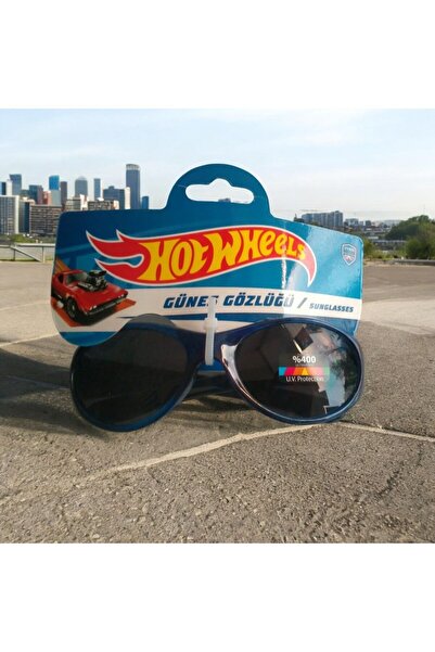 HOT WHEELS Lisanslı, Organik Camlı Ultraviyole Korumalı Çocuk Güneş Gözlüğü, ...