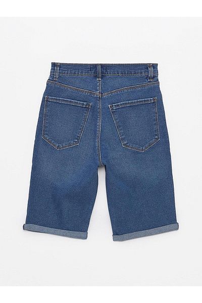 LC Waikiki Blugi LCW - Pantaloni scurți din denim pentru femei, cu talie normală