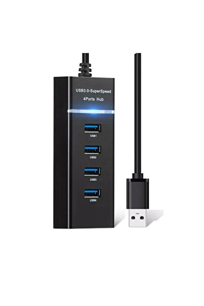 HOBİPİX 4 Portlu Usb Çoklayıc Usb Çoğaltıcı 3.0 Laptop Pc Notebook Uyumlu 1 M...