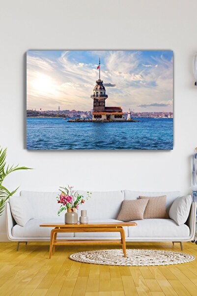 Arkeot İstanbul Kız Kulesi Kanvas Duvar Tablosu