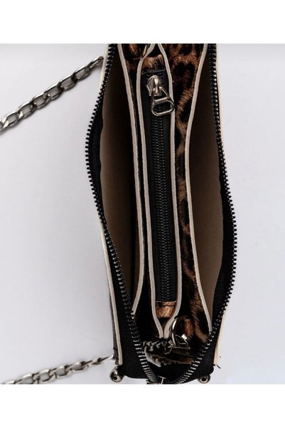 KOÇAK ÇANTA Women's Chain Studded Detailed Cross Strap Wallet Bag
