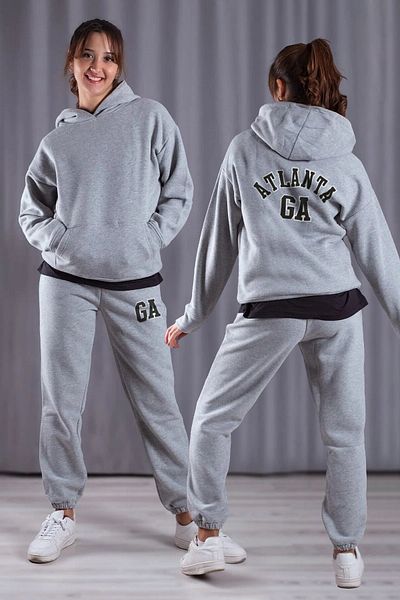EFFRENATU Φούτερ Hila Moda Unisex Oversize Hooded - Printed
