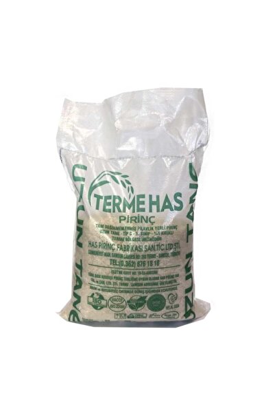 Has Pirinç Dökme Olarak Poşette Terme Has Uzun Tane Yerli Pirinç 5 Kg Yeni Hasat