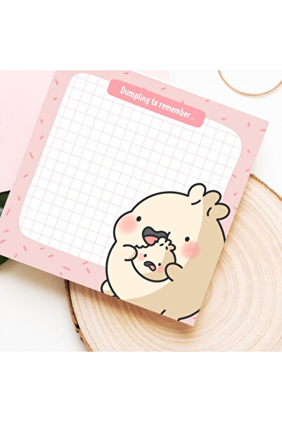 pnkycrco 10x10 Kawaii Yum Yum | Not Defteri Bloknot Notepad Memopad