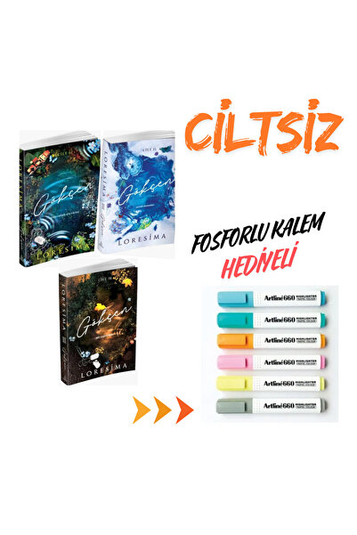 Ephesus Yayınları GÖKÇEN 1- 2-3 CİLTSİZ -FOSFORLU KALEM HEDİYELİ