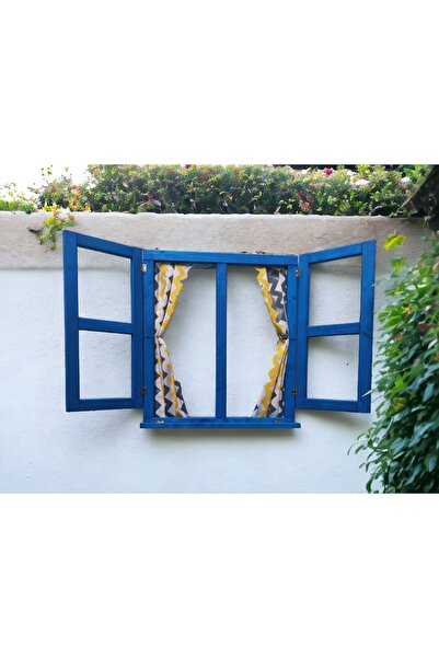 HOHORİ Dekoratif Ahşap Bahçe, Balkon Pencere Panjur Model Saksı (2cm)