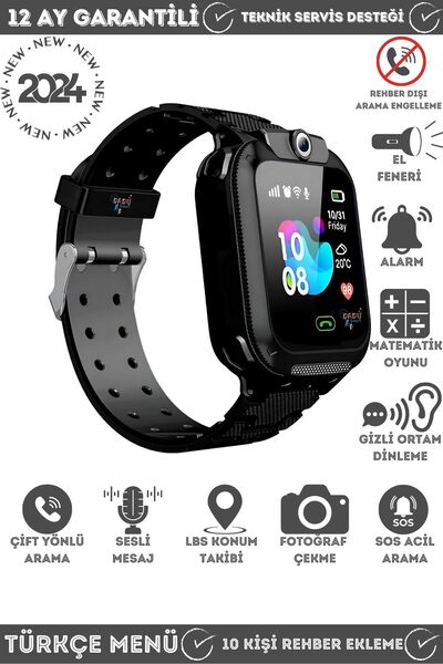 MyWatch Plus Lbs Konumlu Akıllı Çocuk Takip Saati Sim Kartlı Arama, Kameralı,...