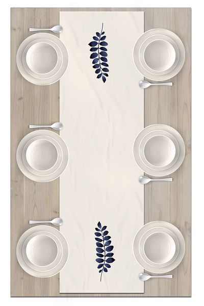 Bertille Home Flower Series 140x40 Cm Digital Printed Runner