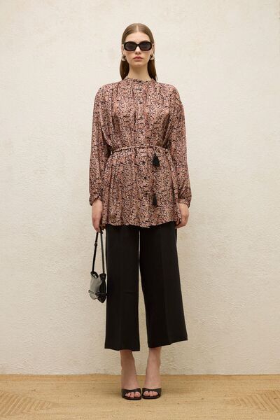 Manuka Rossi mintás viszkóz tunika