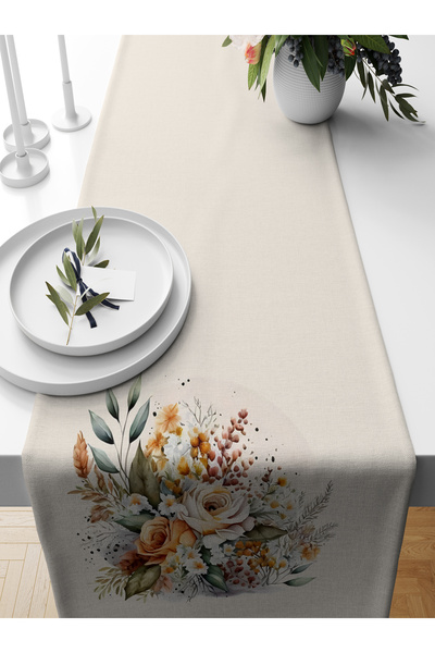 Bertille Home Seria Flori 140x40 Cm Runner Imprimat Digital