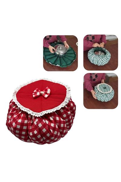 Piev Red Dough Rice Yogurt Brewing Cover - Pouf Cushion