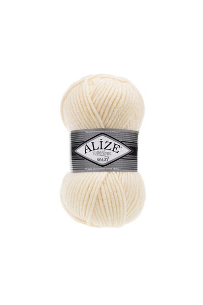 Alize Superlana Maxi 5 τεμάχια πλεκτά νήματα χειρός - 599 κόκκαλα για γιλέκο, ζακέτα, πλεκτό πουλόβερ
