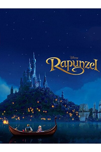 512 STORE Rapunzel Animasyon Film Afiş Poster 30x42 Çerçevesiz