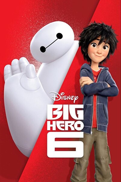 512 STORE 6 Süper Kahraman / Big Hero 6 Animasyon Film Afiş Poster 30x42 Çerç...