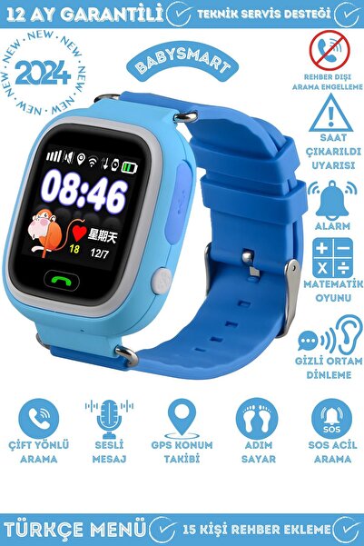 BabySmart Q90 Move Time Family Kids Watch Gps Akıllı Çocuk Takip Saati