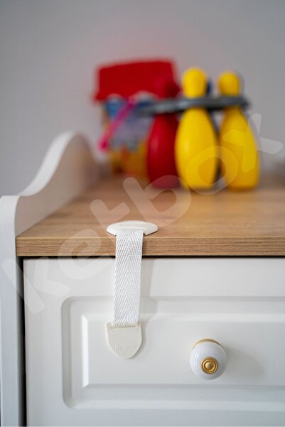 ketbox Bebek Güvenlik Kilidi Çocuk Çekmece Dolap Beyaz Eşya Güvenlik Emniyet Kilidi Çok Amaçlı Kilit 1 Adet