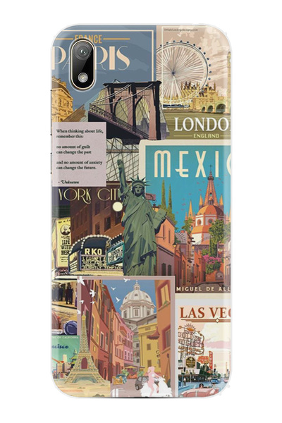 Arvencase غطاء حماية لهاتف هواوي Y5 2019 xt-HD أنماط y5-huawei-28 y52019