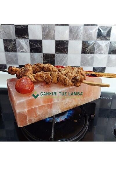 Çankırı Tuz Lamba Himalaya Tuz Tuğlası (doğal Pişirme Ve Sunum) 20cmx10cmx2,5cm (1 Adet)