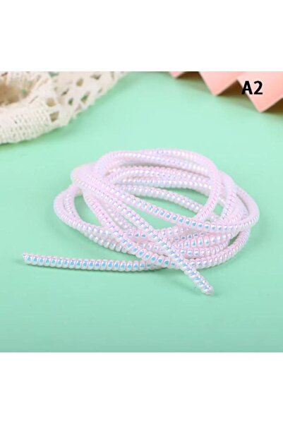 daystar Hologramlı pembe renk kablo koruyucu
