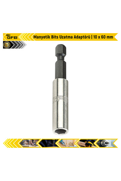 GFB Manyetik Bits Uzatma Adaptörü | 10 x 60 mm