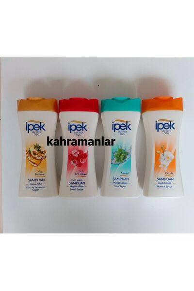 YEŞİLLİ STORE İpek şampuan çeşitleri 4lü 450ml