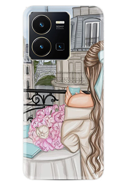 vivo Y35 Kılıf Kapak vi-y35 HD desenler vivoy35-stk-6-vivo
