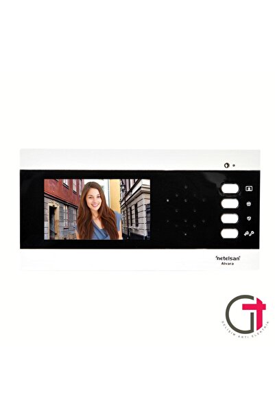 Netelsan Alvara 4.3'' Renkli Şube Görüntülü Diafon M.u.avr.00001 Aydnltmdnym-m.u.avr.00001