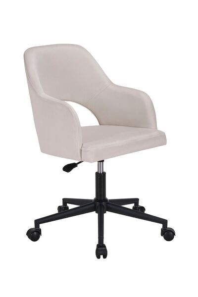 HAUSEBOX Silinebilir Babyface Kumaş - Tekerlekli Ofis Çalışma Koltuğu & Sanda...