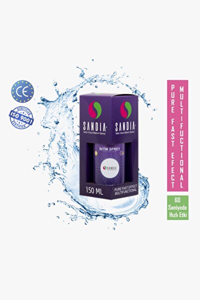 Sandia Intim Spreyi 150 ml Genital Siğil Kaşıntı Akıntı Mantar Genital Sprey