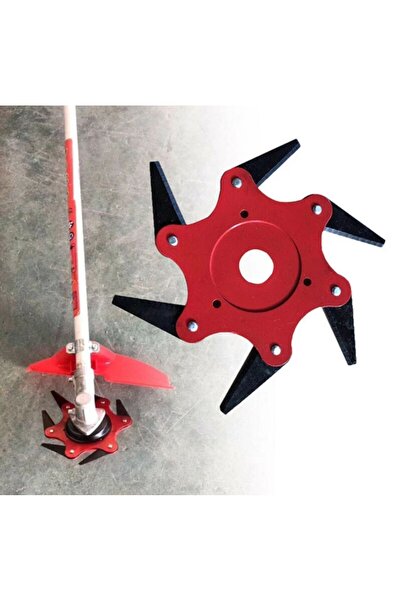 TARIM BAHÇE DÜNYASI 6 Bıçaklı Tırpan Başlığı Universal Çim Biçme Kafası , Ot ...