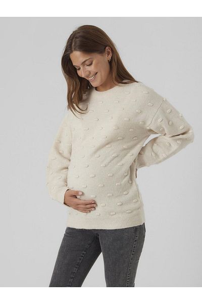 Mama Licious Gestricktes Oberteil Umstands-Strickpullover