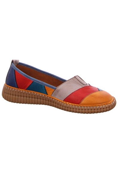 İNZE AYAKKABI Multicolored Genuine Leather Shoes - Model Name: Rio De Janeiro