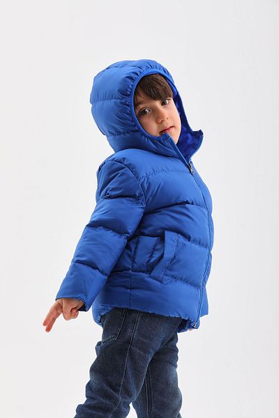 ÖNDER MODA Children's Water and Windproof Hooded Puffer Jacket