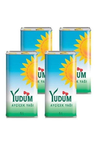 Yudum Ayçiçek Yağı 5 lt 4 Adet